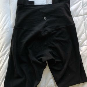 black lululemon align leggings